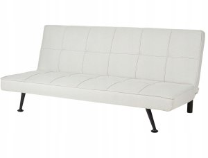 Beliani Sofa rozkładana jasnobeżowa HASLE 5