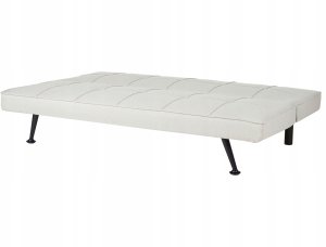 Beliani Sofa rozkładana jasnobeżowa HASLE 6