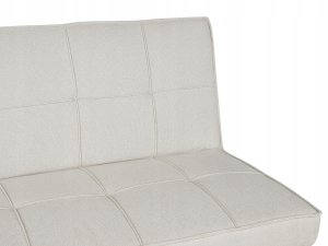 Beliani Sofa rozkładana jasnobeżowa HASLE 9