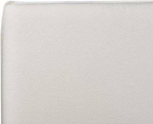 Beliani Łóżko z pojemnikiem Boucle LAVAUR 180 x 200 cm Złamana biel 8