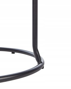 Beliani Zestaw 2 hokerów barowych MILROY Brązowy 8