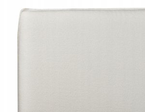 Beliani Łóżko z pojemnikiem Boucle LAVAUR 160 x 200 cm Złamana biel 8