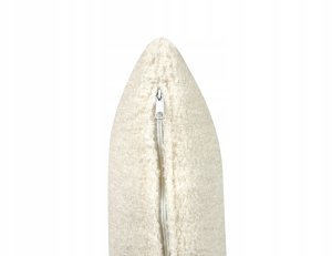 Beliani Sofa rozkładana boucle złamana biel LUCAN 13