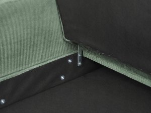 Beliani Sofa rozkładana zielona VEHKOO 12