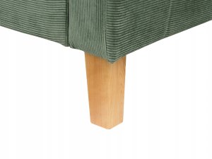 Beliani Sofa rozkładana zielona VEHKOO 13