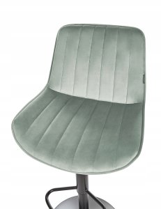 Beliani Zestaw 2 krzeseł barowych DUBROVNIK Welur Obrotowy Miętowy 8