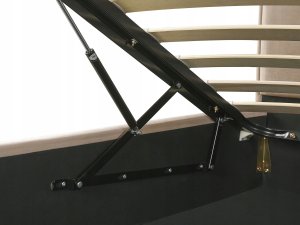 Beliani Łóżko z pojemnikiem Welur SEZANNE 160 x 200 cm Beżowoszary 8