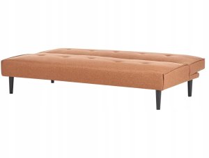 Beliani Sofa rozkładana złoty brąz VISBY 7