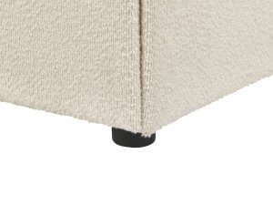 Beliani Łóżko z pojemnikiem Boucle QUILLIEN 180 x 200 cm Jasnobeżowy 11
