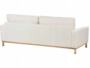 Beliani Sofa 3-osobowa biała boucle SIGGARD 6