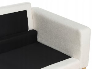 Beliani Sofa 3-osobowa biała boucle SIGGARD 9