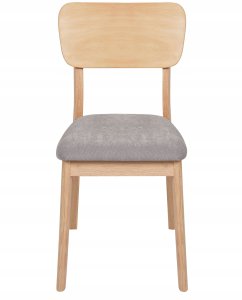 Beliani Zestaw 2 krzeseł do jadalni MINIER Drewno Jasnobrązowy 4