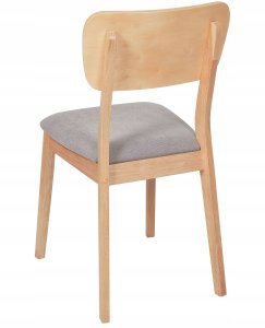 Beliani Zestaw 2 krzeseł do jadalni MINIER Drewno Jasnobrązowy 5