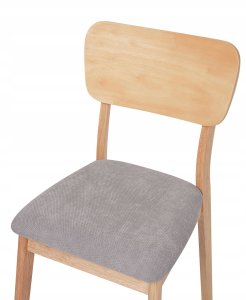 Beliani Zestaw 2 krzeseł do jadalni MINIER Drewno Jasnobrązowy 7