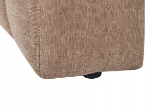 Beliani Szezlong prawostronny brązowy LANNILS 9