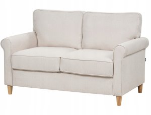 Beliani Sofa 2-osobowa jasnobeżowa RONNEBY 5