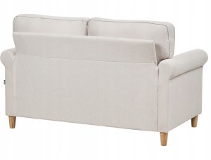 Beliani Sofa 2-osobowa jasnobeżowa RONNEBY 6