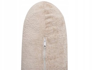 Beliani Narożnik szenilowy lewostronny beżowy SIMOS 9