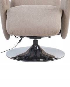 Beliani Rozkładany fotel PRIME Beżowoszary 11