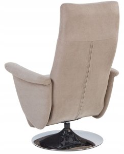 Beliani Rozkładany fotel PRIME Beżowoszary 6