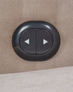 Beliani Rozkładany fotel PRIME Beżowoszary 8