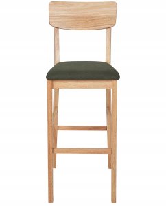 Beliani Zestaw 2 krzeseł barowych AMBLER Jasnobrązowy 4