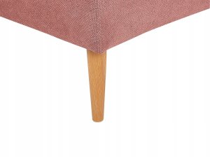 Beliani Szezlong różowy NIORT 9