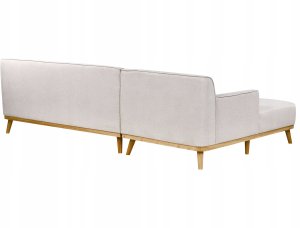 Beliani Narożnik prawostronny jasnoszary SIMOS 5