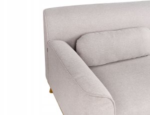 Beliani Narożnik prawostronny jasnoszary SIMOS 6