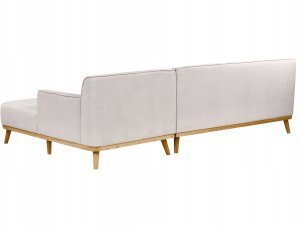 Beliani Narożnik lewostronny jasnoszary SIMOS 5