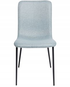 Beliani Zestaw 4 krzeseł do jadalni GLENDIVE Błękitny 5
