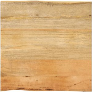 Blat stołu, 40x40x2,5 cm, naturalna krawędź, lite drewno mango Lumarko! Lumarko! 1