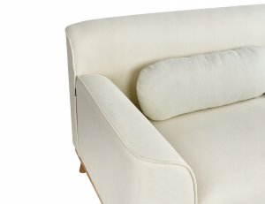 Beliani Narożnik lewostronny złamana biel SIMOS 6