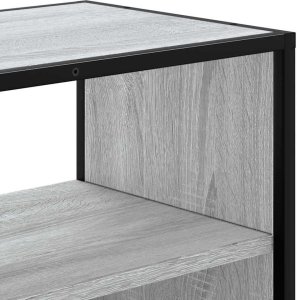 vidaXL Szafka pod telewizor, szary dąb sonoma, 60x31x39,5 cm 7