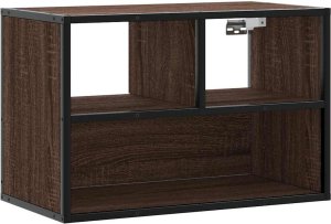 vidaXL Szafka pod telewizor, brązowy dąb, 60x31x39,5 cm 2