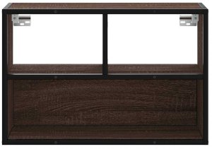 vidaXL Szafka pod telewizor, brązowy dąb, 60x31x39,5 cm 4
