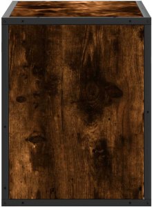 vidaXL Szafka pod telewizor, przydymiony dąb, 60x31x39,5 cm 5