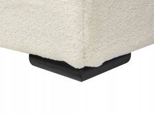 Beliani Łóżko Boucle ROISEL 180 x 200 cm Kremowy 9