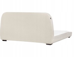 Beliani Łóżko wodne Boucle ROISEL 180 x 200 cm Kremowy 6