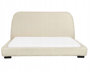 Beliani Łóżko ROISEL 160 x 200 cm Kremowy 4