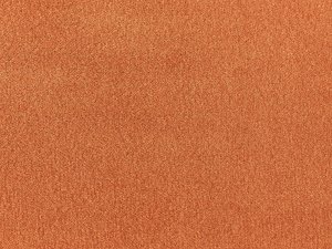 Beliani Sofa rozkładana welurowa pomarańczowa SAARELA 15