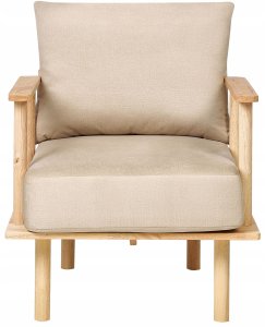 Beliani Fotel ASKER Piaskowy 5