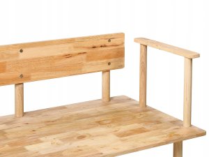 Beliani Sofa 2-osobowa boucle ciemnozielone ASKER 9