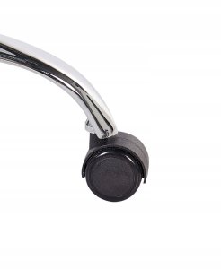 Beliani Krzesło biurowe ze sztucznej skóry grafitowe VALETTA 8