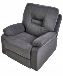 Beliani Rozkładany fotel BERGEN II Ciemnoszary 7
