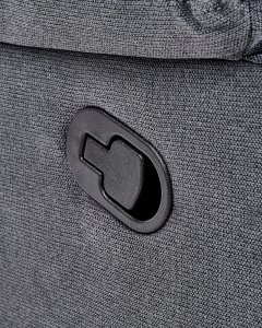 Beliani Rozkładany fotel BERGEN II Ciemnoszary 9