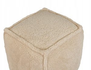 Beliani Puf 40 x 40 x 40 cm jasnobrązowy ALIPUR 4