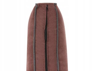 Beliani Narożnik lewostronny burgundowy ALTAN 8