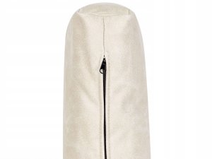 Beliani Szezlong prawostronny jasnobeżowy REBAIS 9