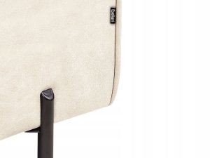 Beliani Szezlong prawostronny jasnobeżowy REBAIS 10